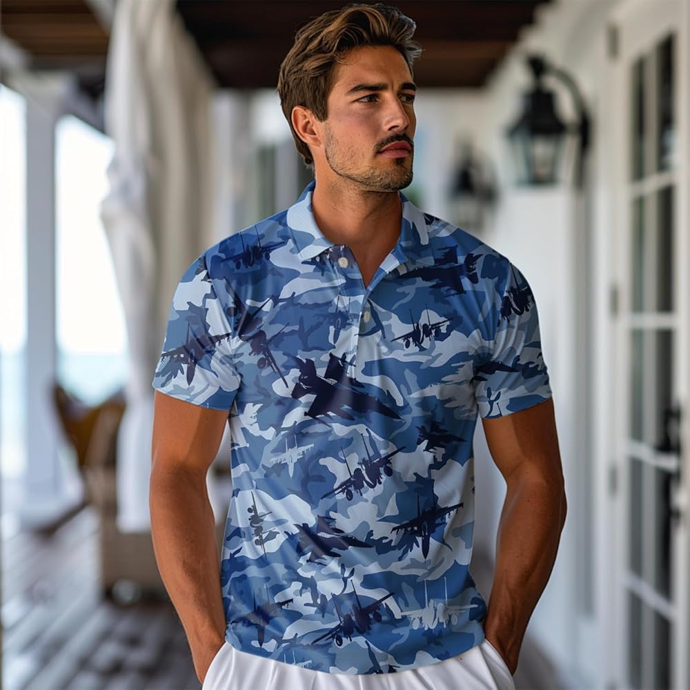 BRIEFING GOLF MS CAMO PRINT POLO（NAVY／M） BRIEFING GOLF MS CAMO PRINT POLO（NAVY／M） BRIEFING GOLF MS